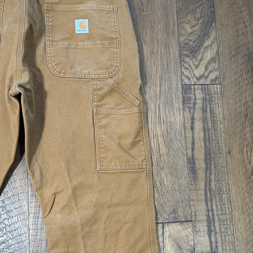 Carhartt Men's Brown Work Pants - Picture 8 of 8